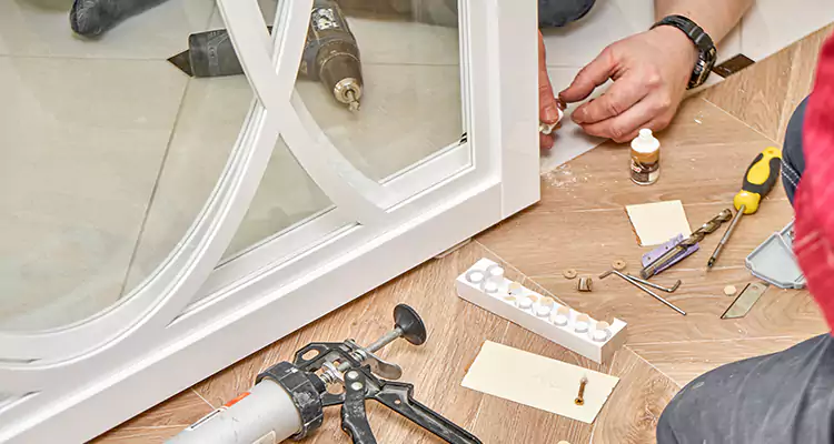 Interior Patio Door Casing Repair in Pinellas Park, FL